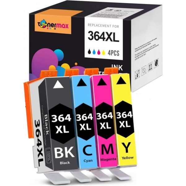 HP 364 / 364XL Muadil Kartuş Set