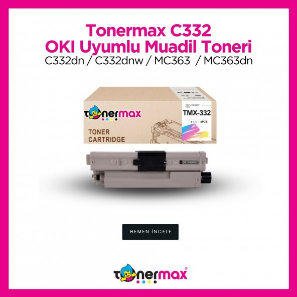 OKI MC363dnw Muadil Toner Siyah