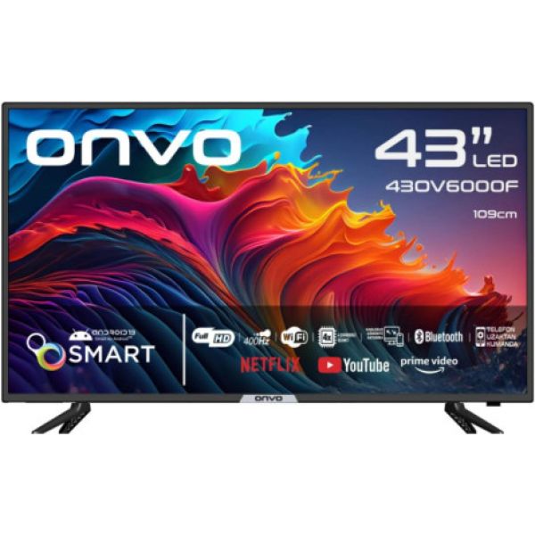 Onvo 43Ov6000f 43" 109 Ekran Uydu Alıcılı Full Hd Android Smart Led Tv