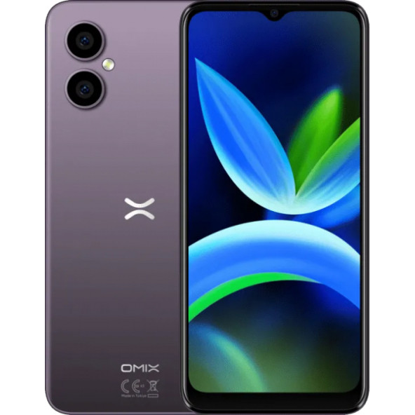 Omix X3 64 GB 4 GB Mor (Omix Türkiye Garantili) Mor