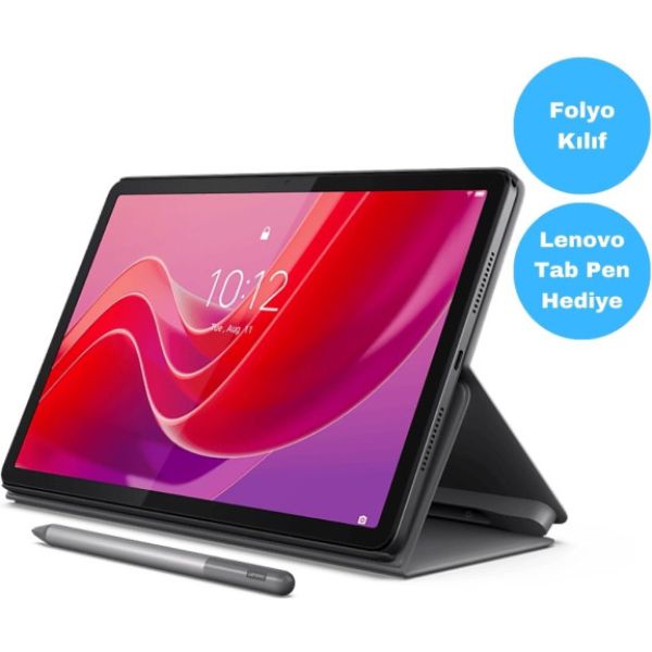Lenovo Tab K11 TB330FU 11'' 4GB + 128GB WUXGA Wi-Fi Tablet ZADC0072TR Kılıf Ve Lenovo Tab Pen Hediyeli