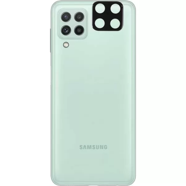 Samsung Galaxy A22 4G - Kamera Lens Koruyucu 3D Kamera Camı