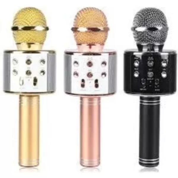 Pazariz Sihirli Karaoke Bluetooth Mikrofon Aux Sd Kart Girişli