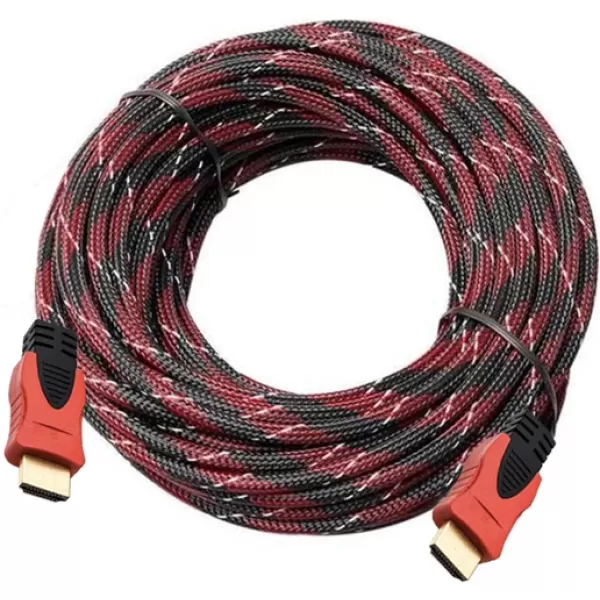 10 METRE ÖRGÜLÜ 1080P HDMI KABLO TV BİLGİSAYAR UYDU PROJEKSİYON FULL HD GÖRÜNTÜ SES AKTARMA KABLOSU