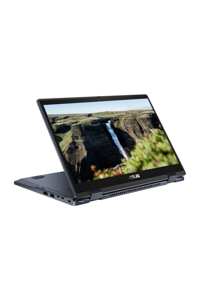 ASUS  ExpertBook B3 Flip i5 1335U 8GB RAM 256GB SSD 14" FHD W11P Dokunmatik Bilgisayar & PER4 Çanta
