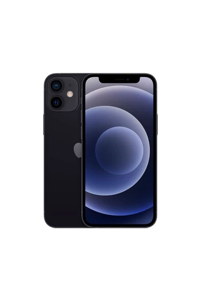 Yenilenmiş IPHONE 12 MİNİ 64GB -B Kalite- Siyah