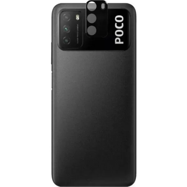 Xiaomi Poco M3 - Kamera Lens Koruyucu 3D Kamera Camı