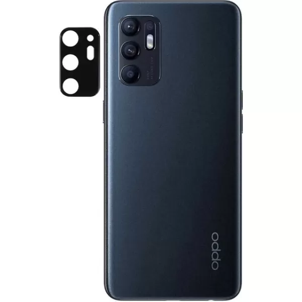 Oppo Reno 6 4G - Kamera Lens Koruyucu 3D Kamera Camı