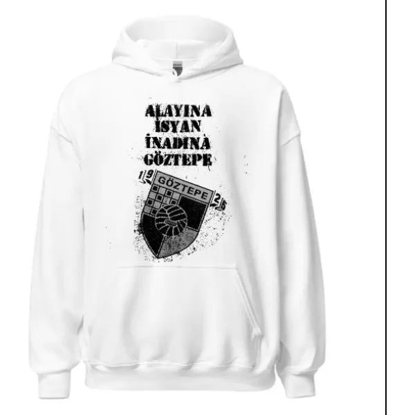 Göztepe Kapşonlu Sweatshirt - Alayına İsyan İnadına Göztepe
