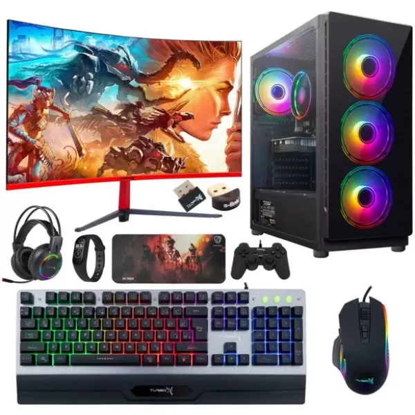 Turbox Tx2310 i7 2600 16GB Ram 256GB SSD 1TB HDD 4GB GTX750Ti 27 inç Curved Masaüstü Oyun Bilgisayarı