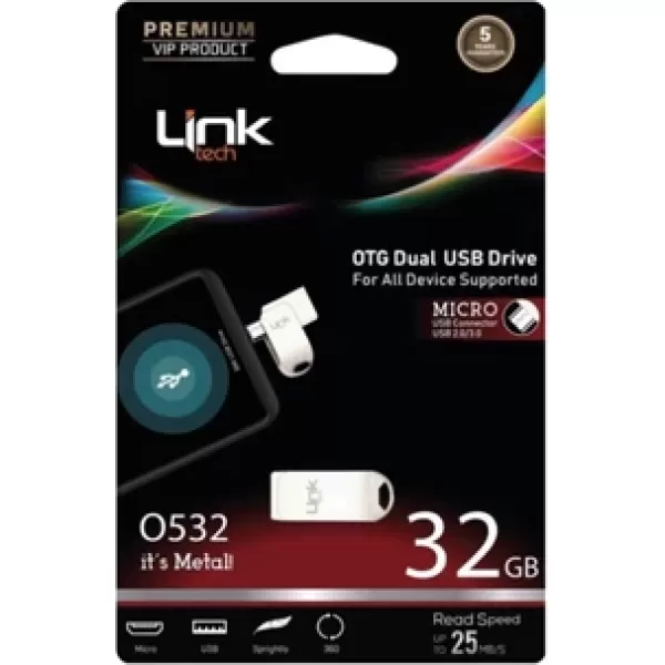 Pazariz 32gb Micro Premium Otg Dual 25mb/s Usb Bellek