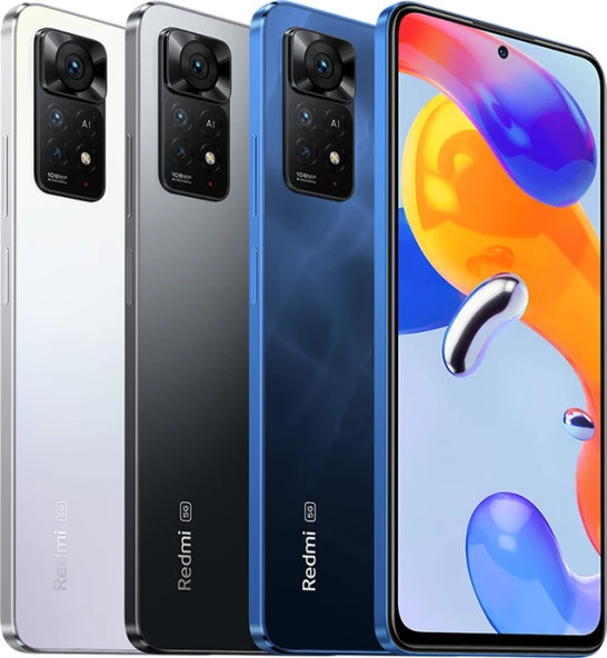 Xiaomi Redmi Note 11 Pro  Mavi  ( 128 GB 8 GB ) Xiaomi Türkiye  Garantili