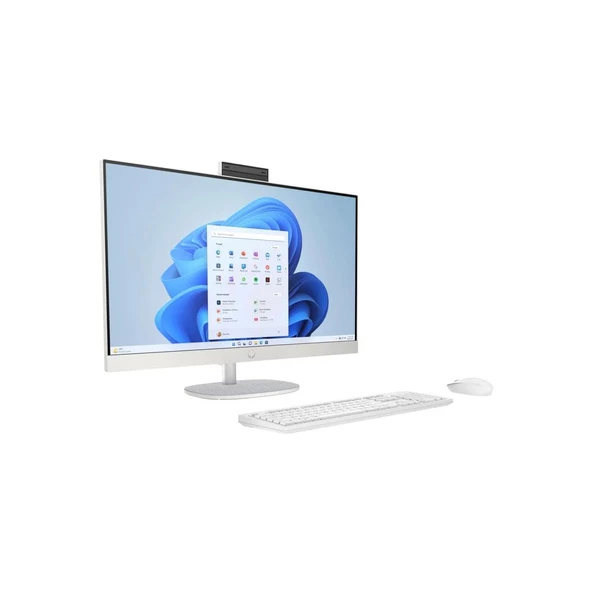 Hp 27-CR0007NT Intel I5-1335U 16GB Ram 512GB SSD Intel Iris Xe 27" Fhd Windows 11 Home Beyaz Aıo Bilgisayar 898B7EA Snertech
