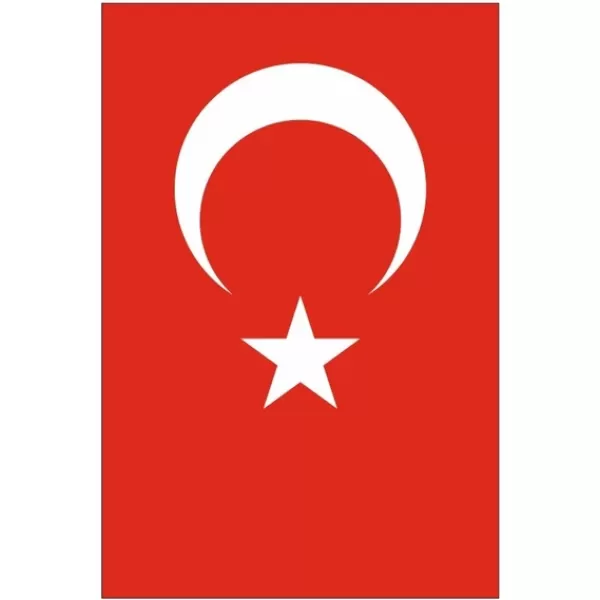 50x75 Cm Alpaka Kumaş Türk Bayrağı