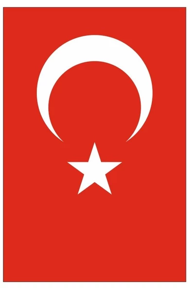 50x75 Cm Alpaka Kumaş Türk Bayrağı