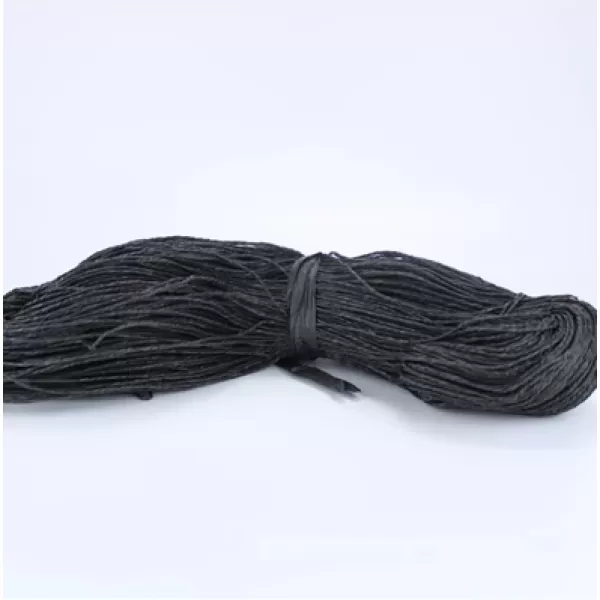 Siyah Renk Çile Kağıt İp Çanta Ipi Supla Ipi  No:12 - (550-600 gr)