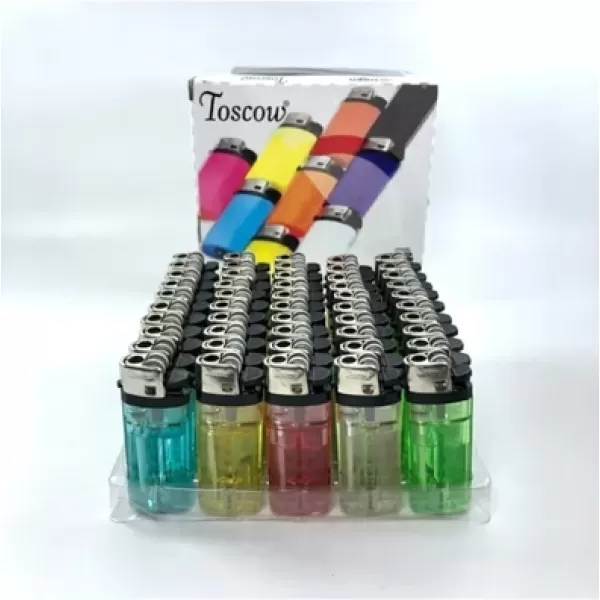 Toscow 50 Adet Taşlı Mat Çakmak 8697788751792