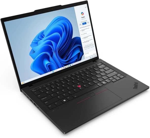 Lenovo Thinkpad T14 Gen5 Ultra 7 155U 48GB Ddr5 512GB SSD 14" Wuxga 400NİTS IPS Freedos Taşınabilir Bilgisayar W21ML008MTX12+ZETTAÇANTA