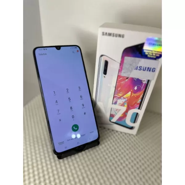 SAMSUNG A70 128GB SİYAH RENK ADINIZA FATURALI