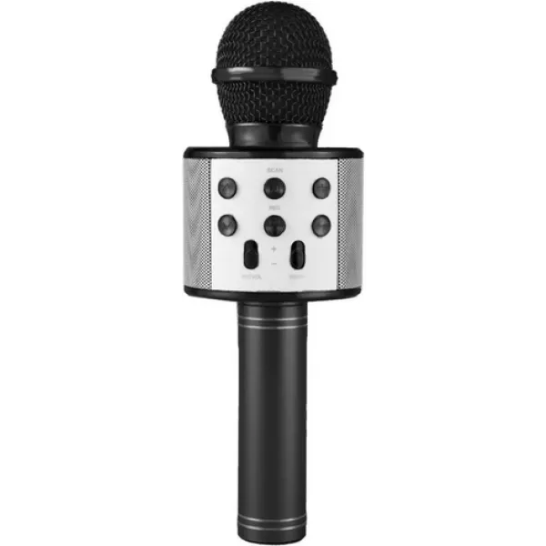 Pazariz Siyah Card Destekli Karaoke Mikrofon As-m09 Bt-aux-usb-t