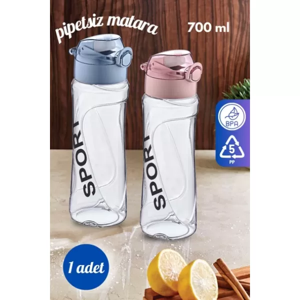 GRİMOR Life Polikarbon Sızdırmaz Sporcu Okul Su Matarası Su Şişesi Suluk 700 Ml-koku Yapmaz