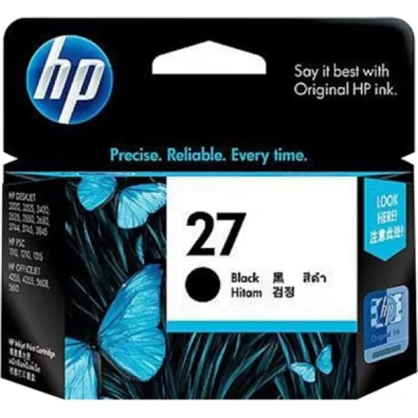 HP 27 Orjinal Siyah Kartuş C8727a Kartuş