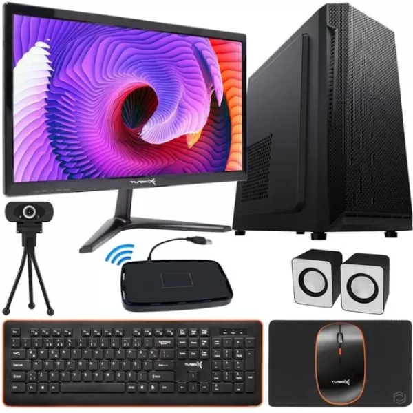 Turbox HomeWork i5 650 8GB 128GB SSD 21.5 inç Monitör Webcam + Hoparlör Masaüstü Pc Ofis Bilgisayarı