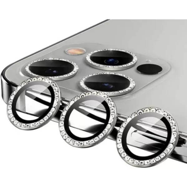 iPhone 11 Pro Uyumlu Zore CL-06 Kamera Koruyucu-Gümüş