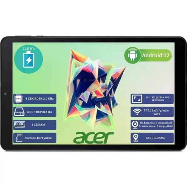 Acer Iconia A10 NT.LG0EY.001 64 GB 10.1 " Tablet