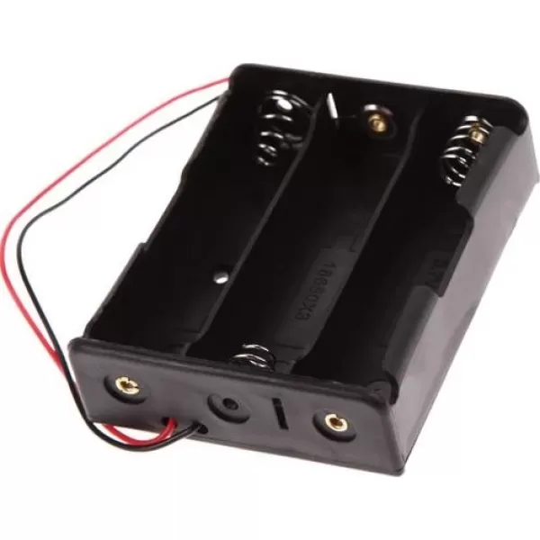 18650 3.7V LI-ION PİL YUVASI (ÜÇ PİL)