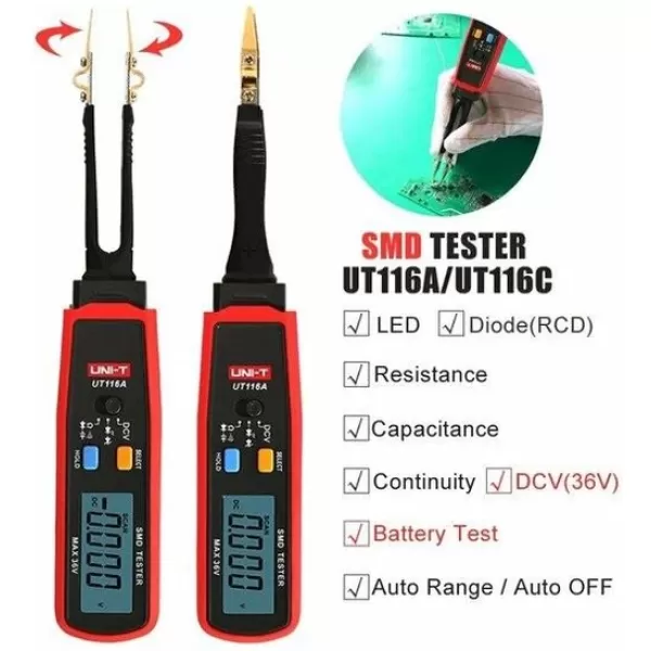 UNI-T SMD UT116C SMD KOMPONENT TEST CİHAZI