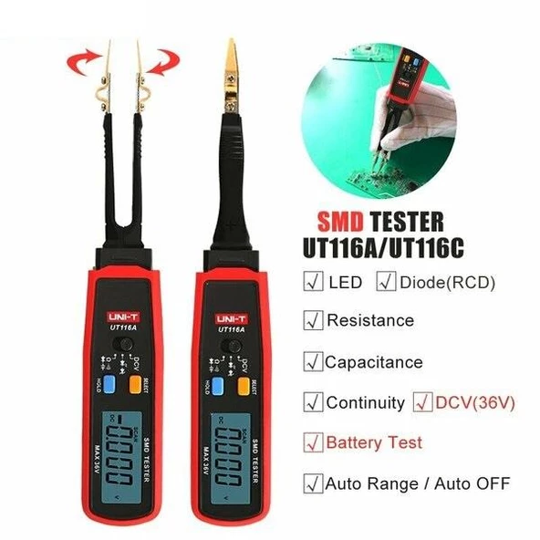 UNI-T SMD UT116C SMD KOMPONENT TEST CİHAZI