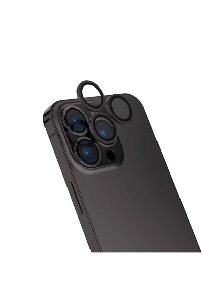 Apple iPhone 16 Pro Kamera Lens Koruyucu Kolay Takma Aparatlı Ultra Korumalı (CL-15)