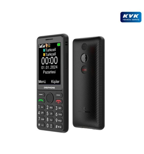 Digiphone S600 Plus Siyah Tuşlu Cep Telefonu ( Garantili)