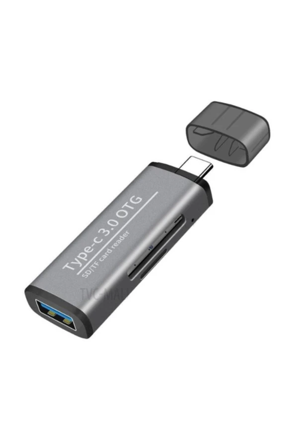 Ads-103 Usb 3.0 Type-c Tf Sd Kart Okuyucusu Ent