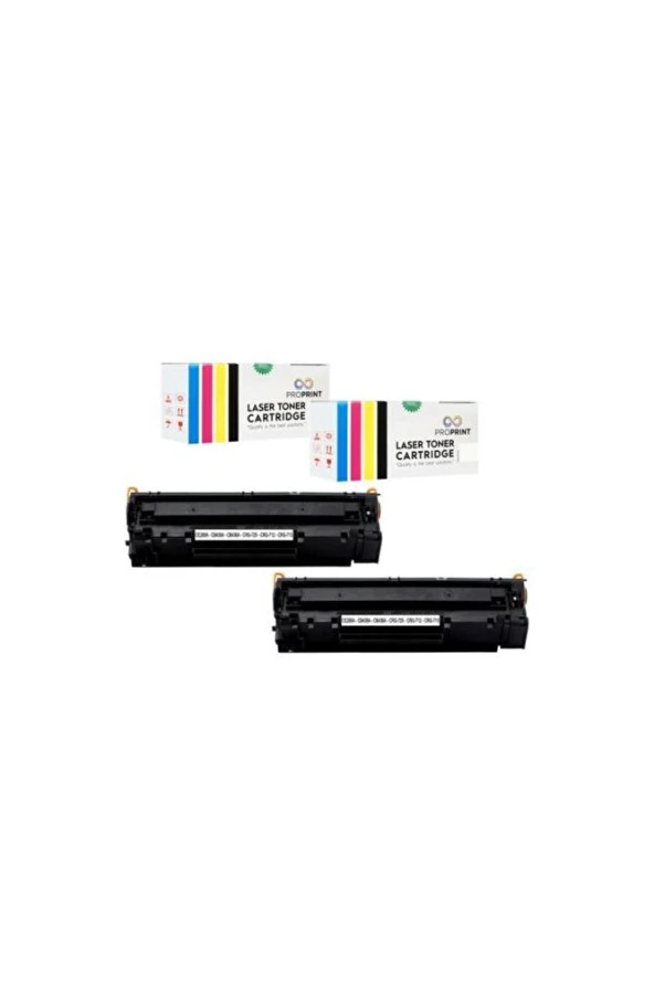 2 Adet 85a Ce285a Hp Laserjet Pro P1102 Muadil Toner