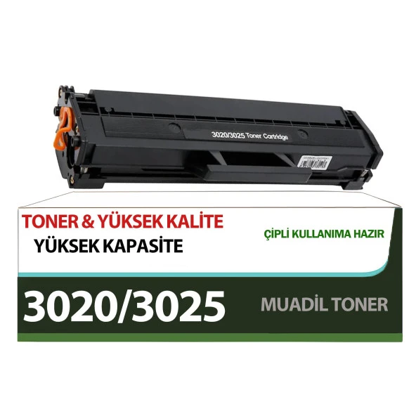 Melsan Xerox Phaser 3020 / 3025 muadil Toner Çipli Garantili