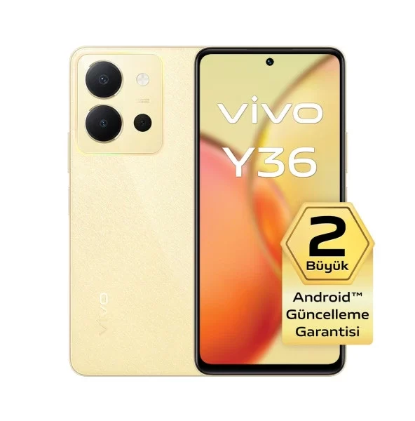 Y36 256 Gb 8 Gb Ram Altın Sarısı ( Vivo Türkiye Garantili)