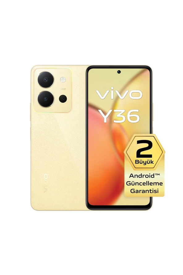 Y36 256 Gb 8 Gb Ram Altın Sarısı ( Vivo Türkiye Garantili)