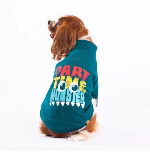 Pawstar Köpek Green Monster Jacket XLarge Sırt38cm Göğüs55cm Boyun34cm