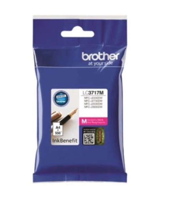Brother LC3717M Kırmızı Orjinal Kartuş