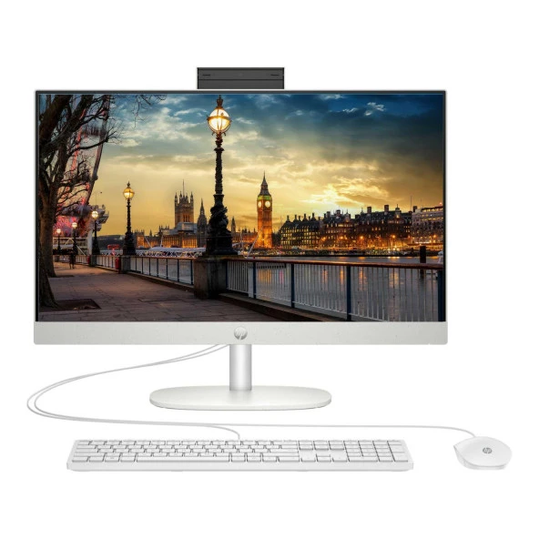 HP ProOne 245 G10 8T2W6ES01 Ryzen5 7520U 16GB 1TBSSD 23.8" FullHD FreeDOS All In One Bilgisayar