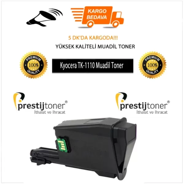Prestijtonerr Kyocera Tk-1110 Muadil Toner | Fs-1060 | Fs-1040 | Fs-1020 | 1120