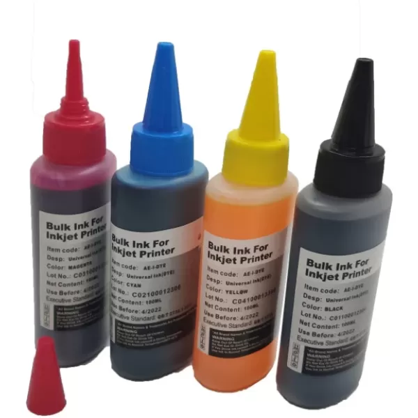 For Canon Pixma E414 Kartuş Dolum Mürekkep Seti 4X100 ML Muadil