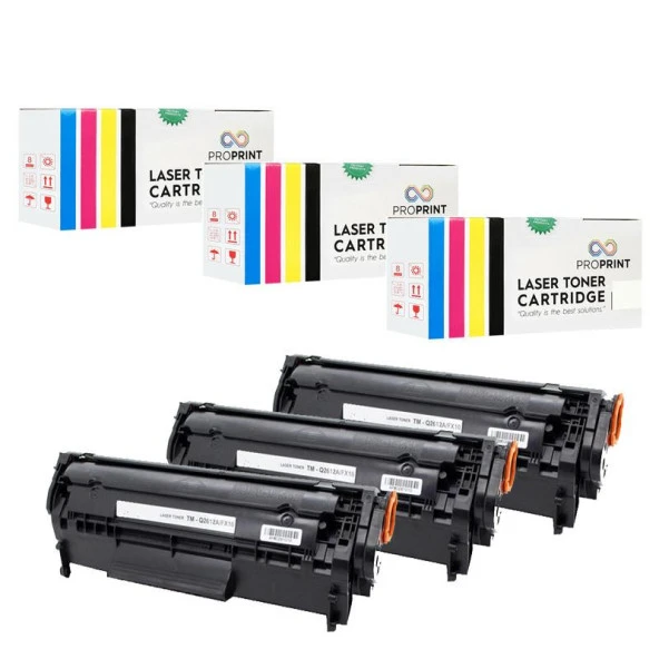 TKPrint 3 ADET FX-10 Canon İ-Sensys MF4010 Muadil Toner
