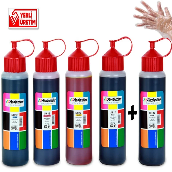 Epson L Serisi ve Claria Uyumlu Mürekkep Dolum Seti 5x500 ml. 35.000 sf.