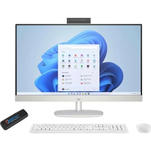 HP 27-CR0001NT i7-1355U 32gb RAM 1tb SSD 27" FHD IPS INTEL IRIS Xe Windows11Home ALL IN ONE BİLGİSAYAR 8898B1EAW19+ZettaUsbBellek