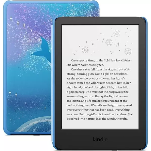 Amazon Kindle Touch Kids (2022) 16GB - 6” - Space Whale