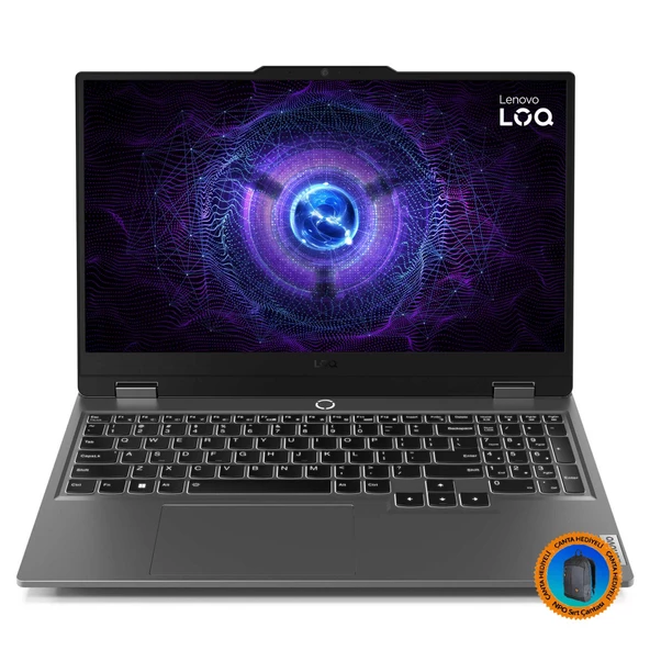 Lenovo LOQ 83GS007WTR20 i5-12450HX 64GB 1TBSSD RTX4050 15.6" FHD W11P Dizüstü Bilgisayar-CNT021