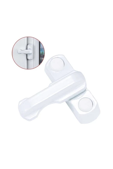 Pazariz 5 Adet Pvc Pimapen Pencere Cam Balkon Kapısı Güvenli Emniyet Kilidi Hırsız Kilidi